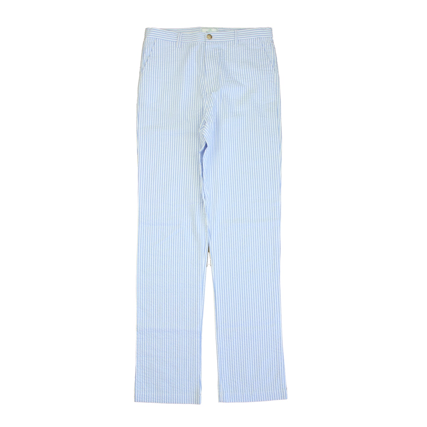Classic Prep Boys Blue Seersucker Pants Size: 6-14 Years Blue Seersucker