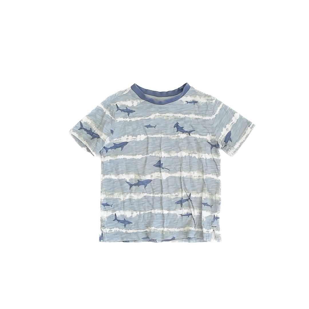 Fatface Boys Blue | Sharks T-Shirt Size: 4-5T Blue | Sharks