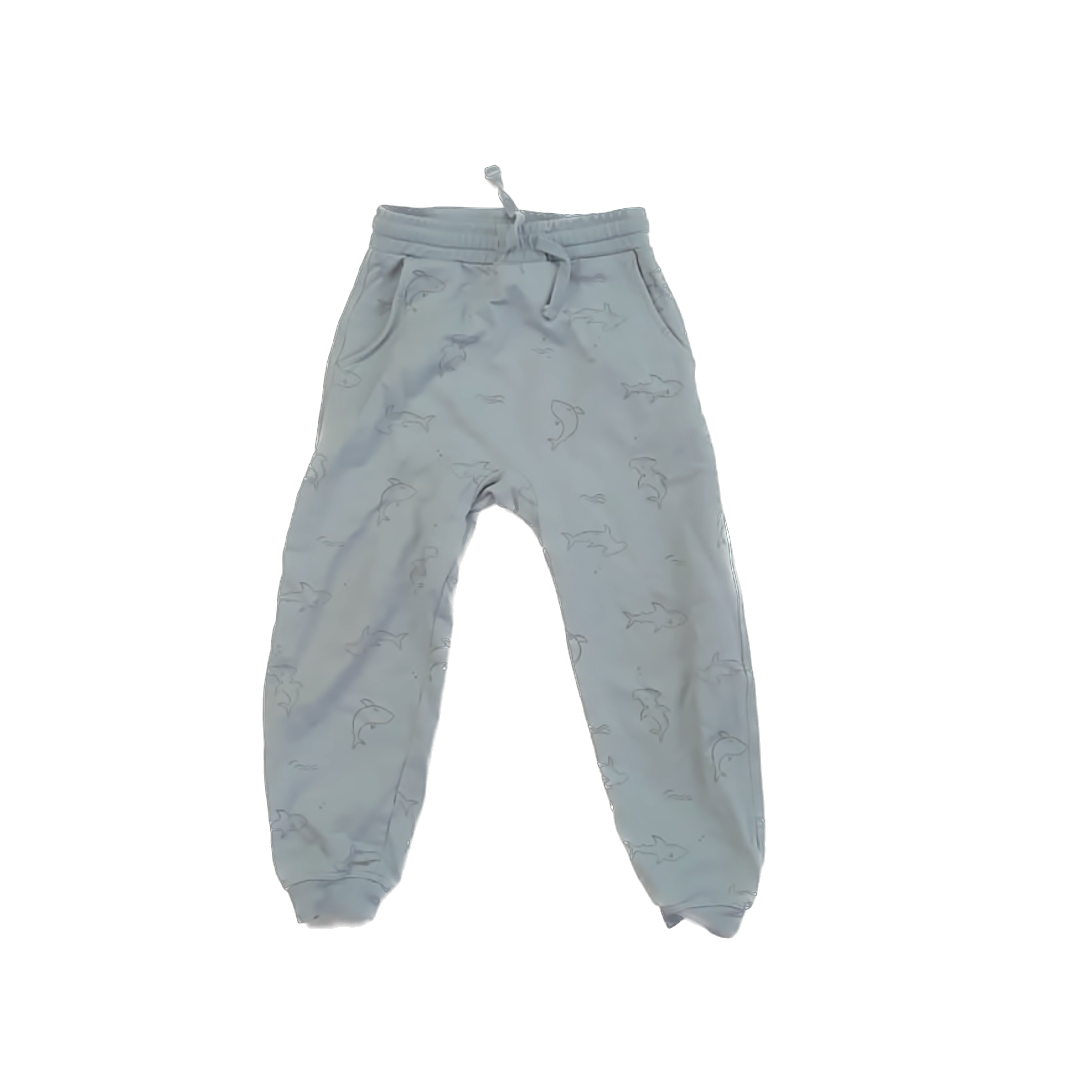 Rylee + Cru Boys Blue | Sharks Casual Pants Size: 4-5T Blue | Sharks