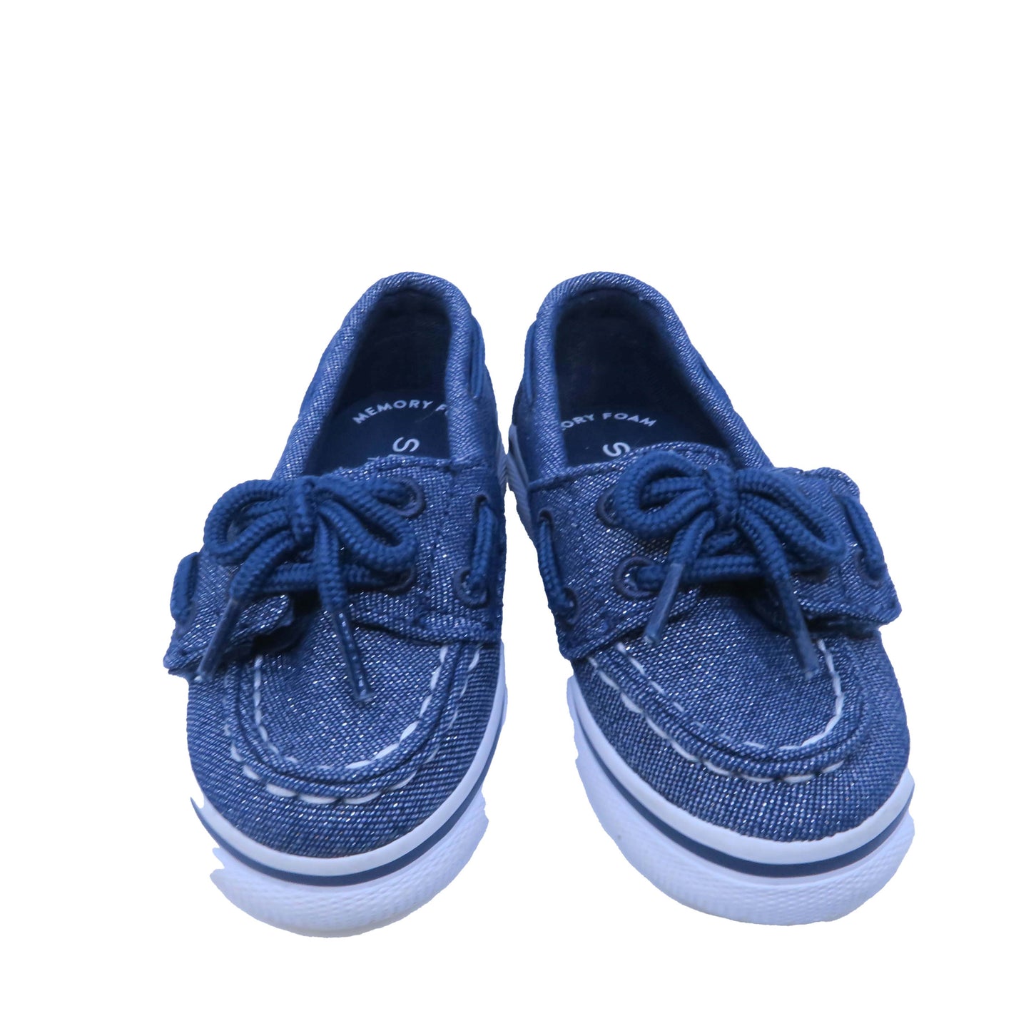Sperry Girls Blue Sparkle Shoes Size: 5 Toddler Blue Sparkle