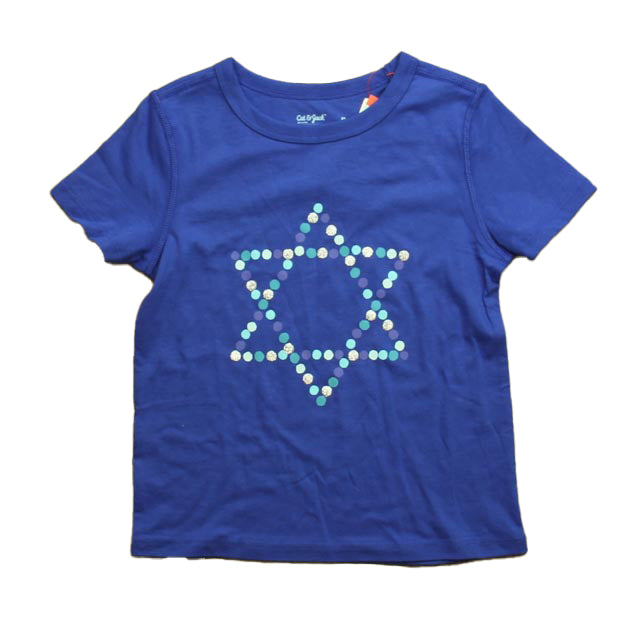Cat & Jack Boys Blue Star T-Shirt Size: 4-5T Blue Star
