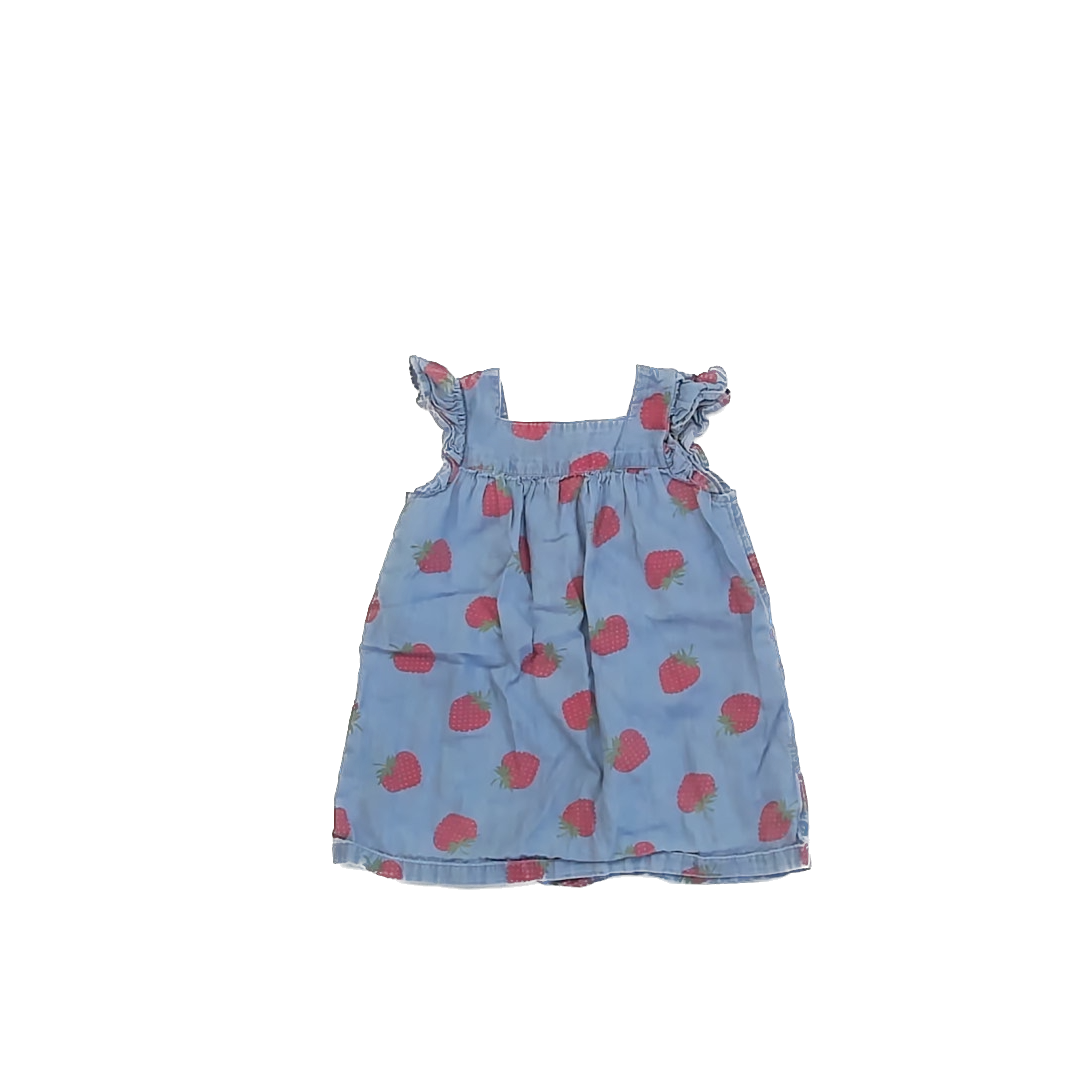 Tucker & Tate Girls Blue | Strawberry Dress Size: 18 Months Blue | Strawberry