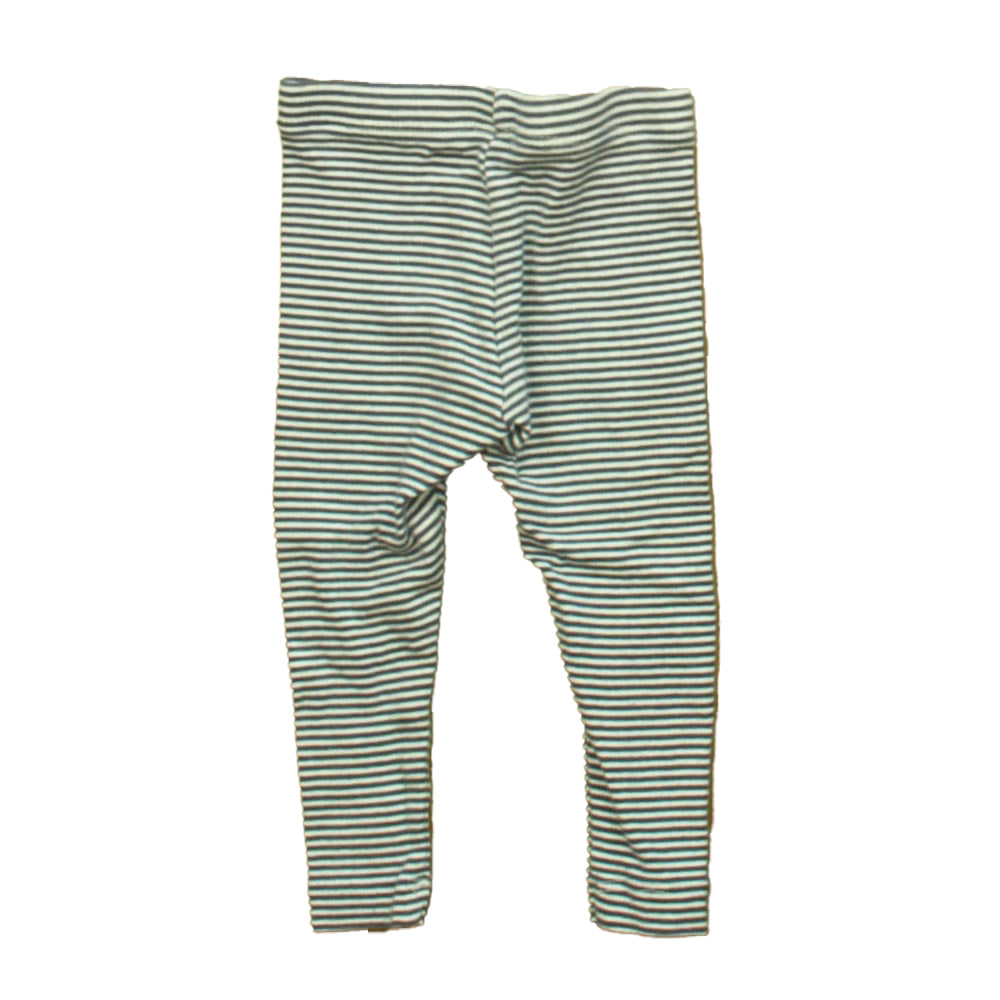 Tea Collection Girls Blue Stripe Leggings Size: 9-12 Months Blue Stripe
