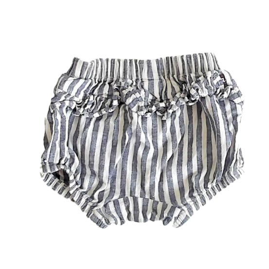 Tea Collection Girls Blue Stripe Shorts Size: 12-18 Months Blue Stripe