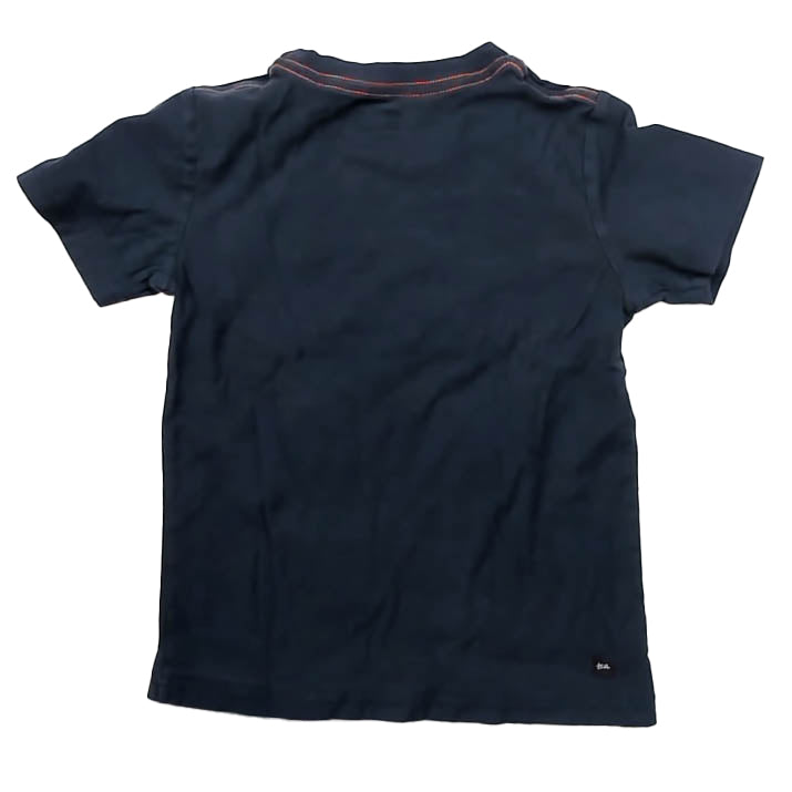 Tea Collection Boys Blue Tiger T-Shirt Size: 5T Blue Tiger