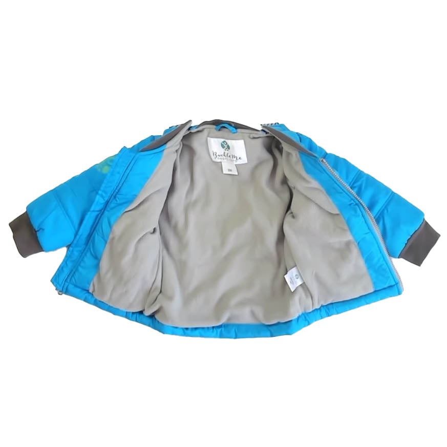 Buckle Me Boys Blue Toasty Winter Coat Size: 18 Months Blue Toasty