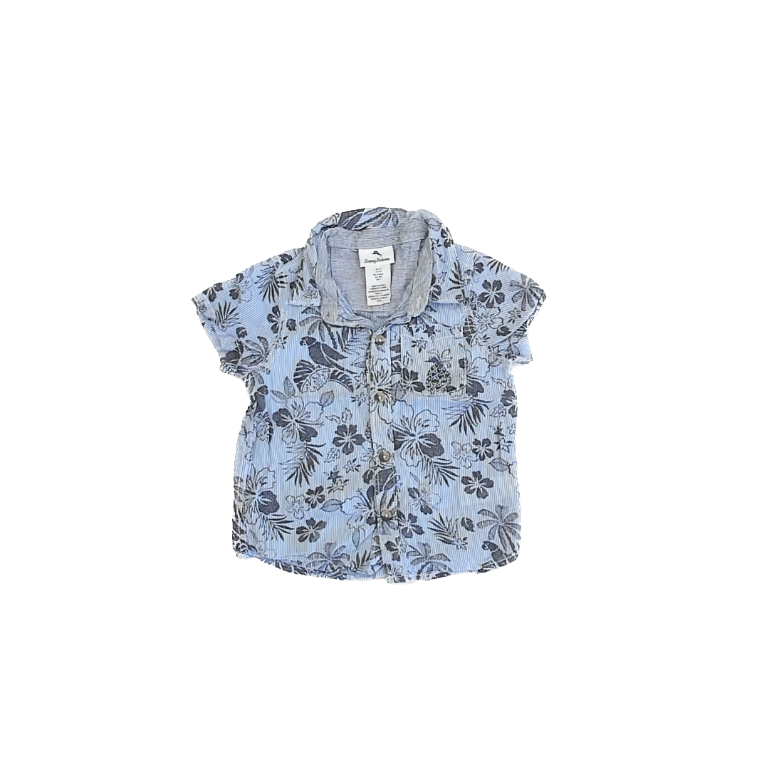 Tommy Bahama Boys Blue | Tropical Button Down Short Sleeve Size: 4T Blue | Tropical