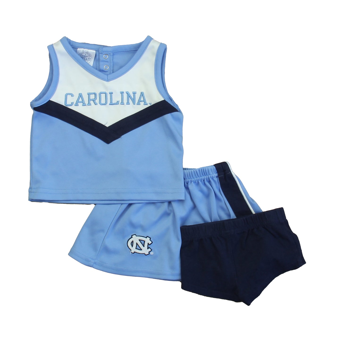 Rivalry Threads Girls Blue UNC Apparel Sets Size: 12 Months Blue UNC