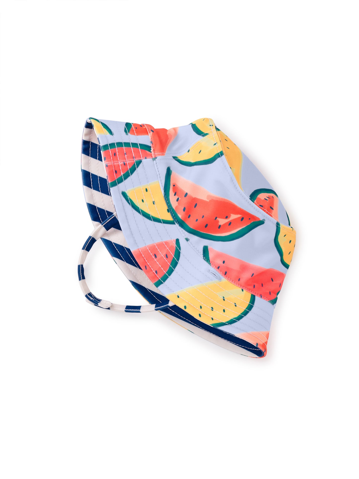 Tea Collection Girls Blue Watermelon Sun Hat Size: 6-12 Months Blue Watermelon