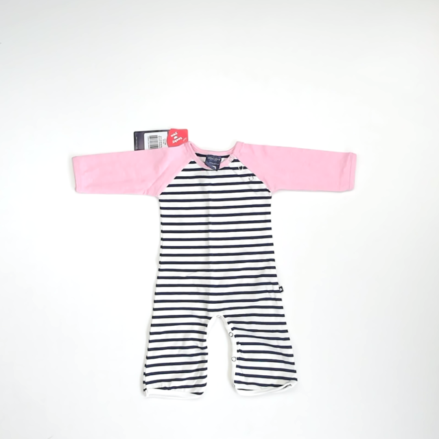 Tooby *Doo Girls Blue | White | PInk Onesie Size: 3-6 Months Blue | White | PInk