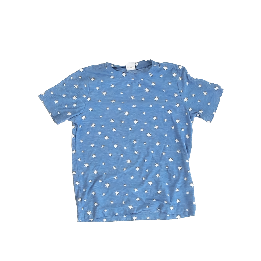 Hanna Andersson Boys Blue | White Stars Athletic Top Size: 6-7 Years Blue | White Stars