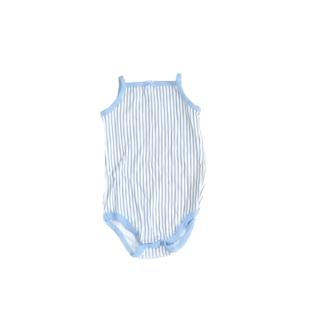 HB Girls Blue | White Striped Onesie Size: 2T Blue | White Striped
