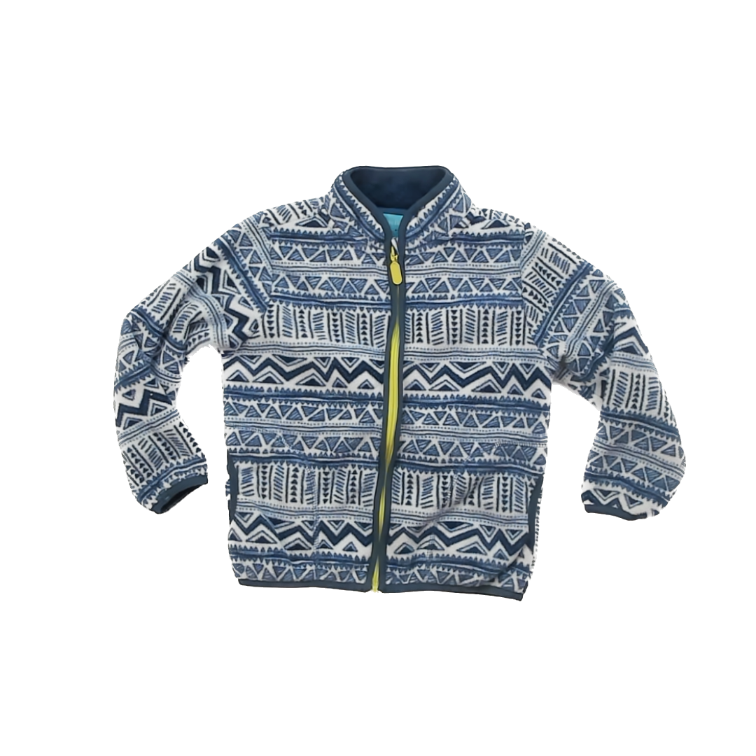 Denim Bay Unisex Blue | White Fleece Size: 5T Blue | White