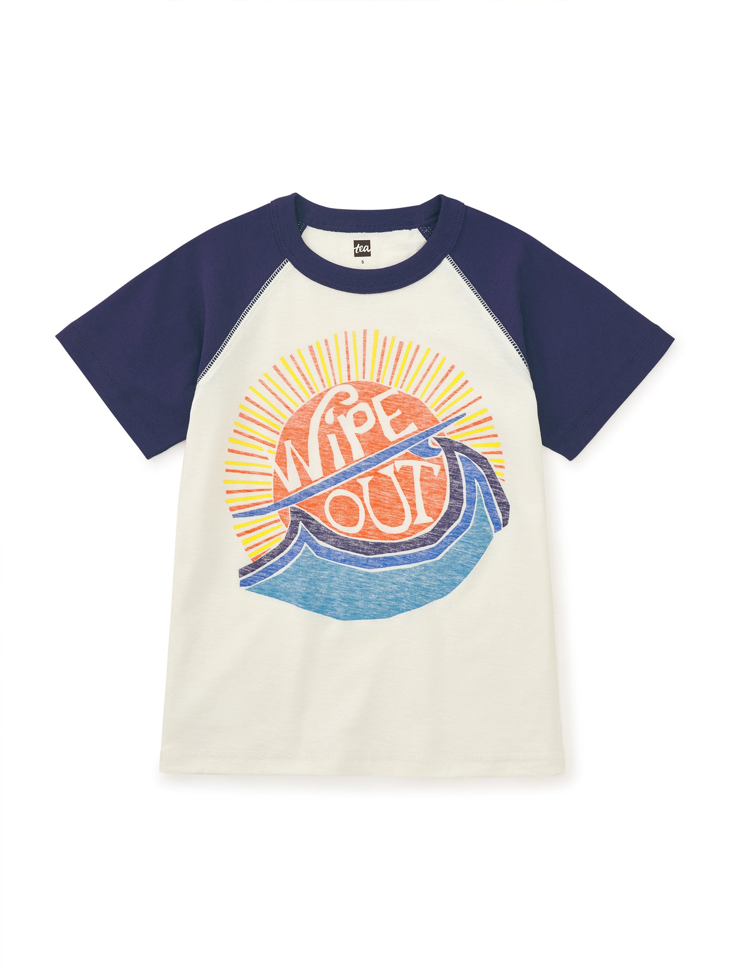 Tea Collection Boys Blue | White T-Shirt Size: 2T Blue | White