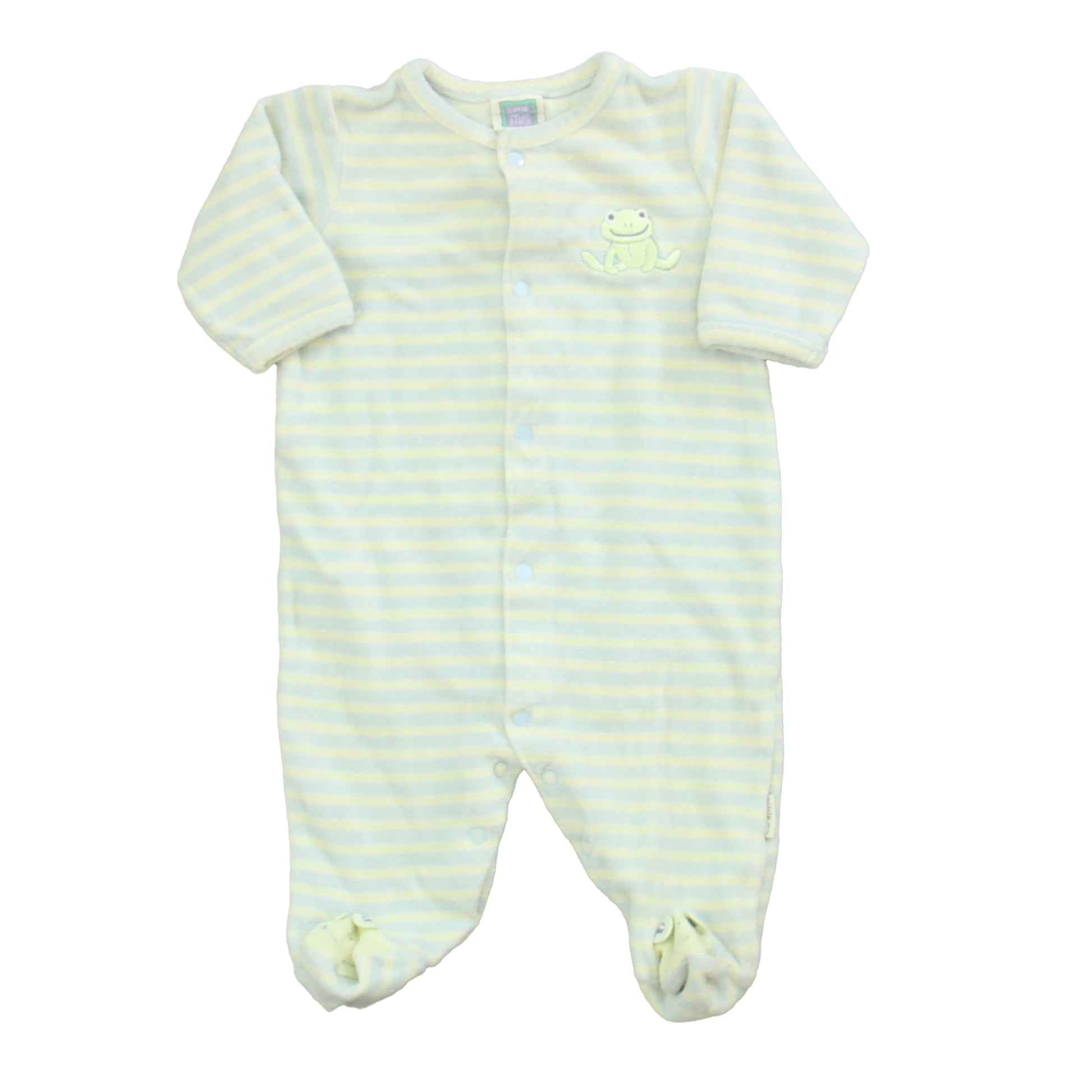 Little Me Boys Blue | White Long Sleeve Outfit Size: 3 Months Blue | White