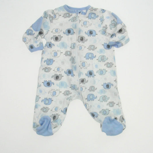 Little Me Boys Blue | White Long Sleeve Outfit Size: 3 Months Blue | White