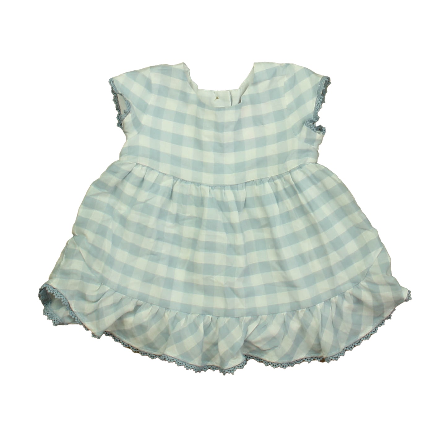 Tommy Bahama Girls Blue | White Dress Size: 12 Months Blue | White