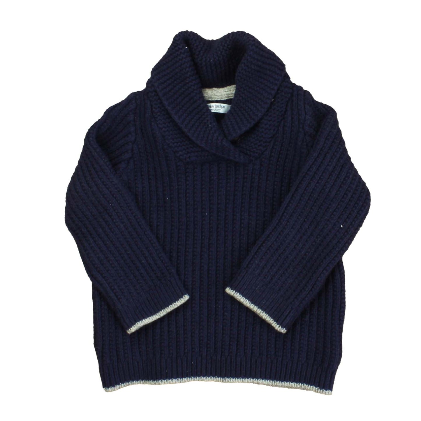 Mini Boden Boys Blue | White Sweater Size: 12-18 Months Blue | White