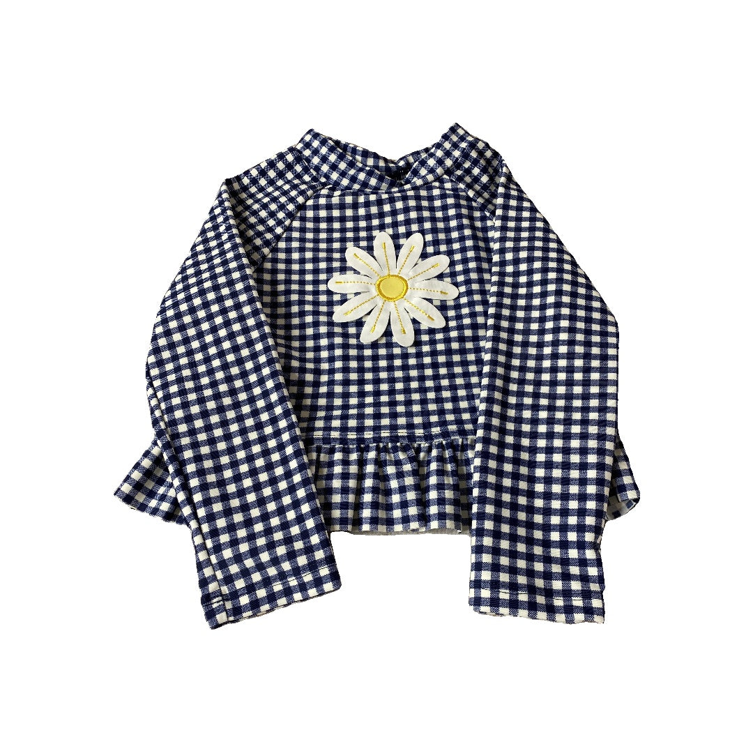Little Me Girls Blue | White Swimwear Size: 24 months Blue | White