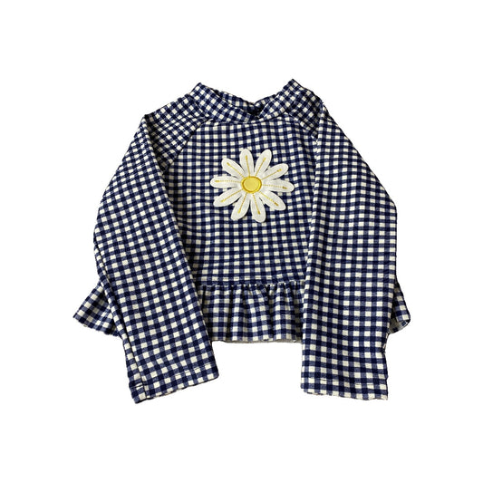 Little Me Girls Blue | White Swimwear Size: 24 months Blue | White