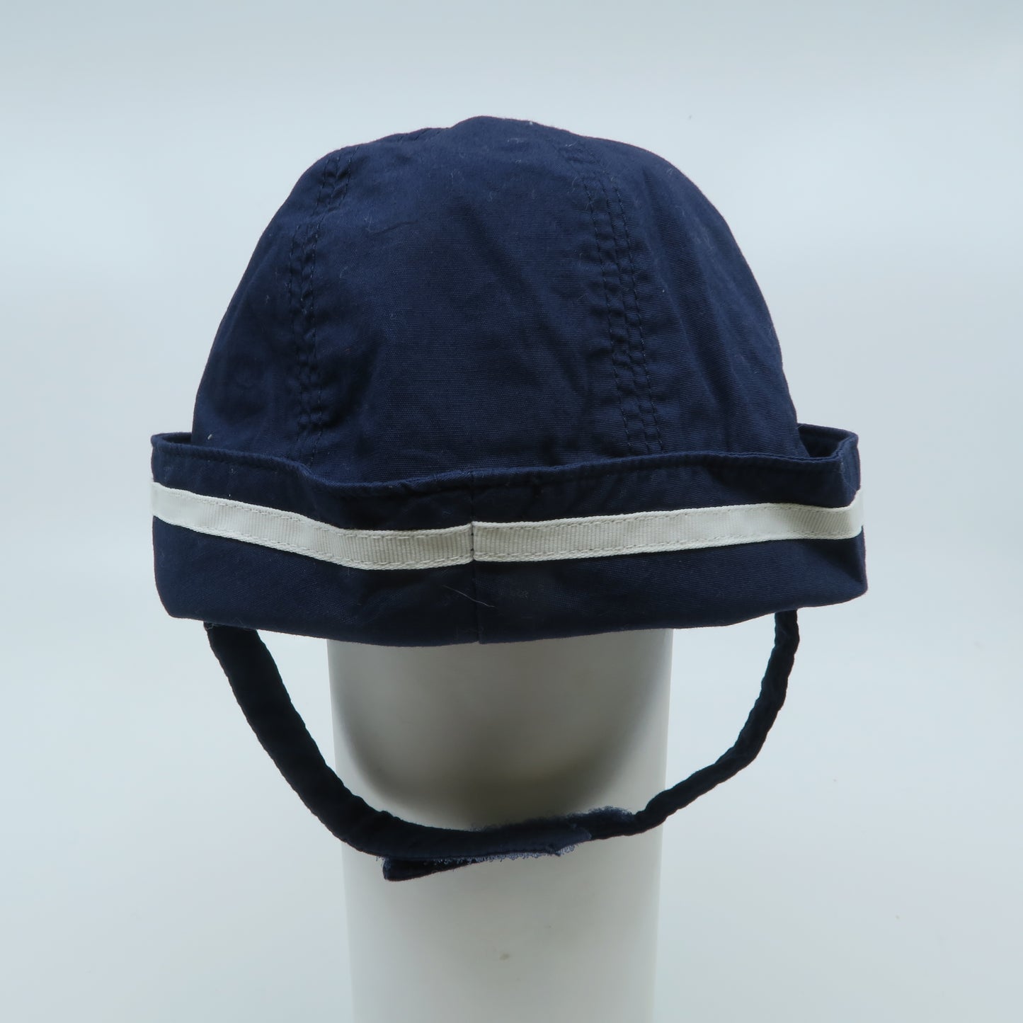 Janie and Jack Boys Blue | White Hat Size: 0-3 Months Blue | White