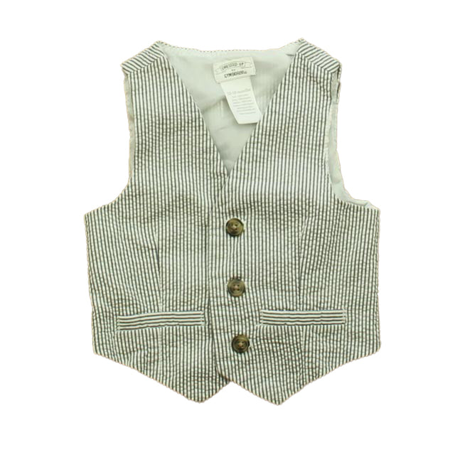 Gymboree Boys Blue | White Vest Size: 12-18 Months Blue | White