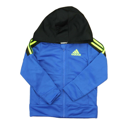 Adidas Boys Blue | Yellow | Black Athletic Top Size: 24 Months Blue | Yellow | Black