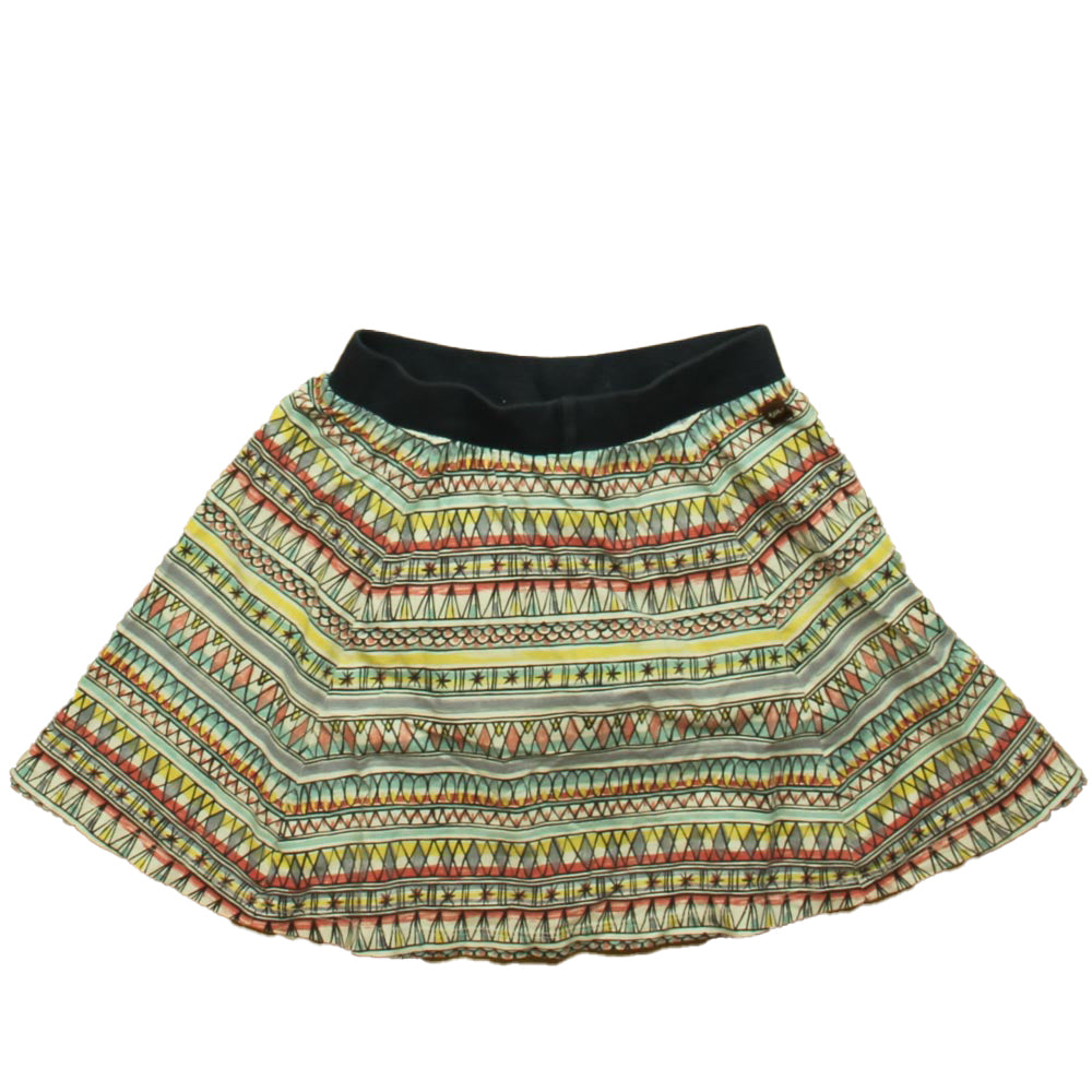 Tea Collection Girls Blue | Yellow | Pink Skirt Size: 7 Years Blue | Yellow | Pink