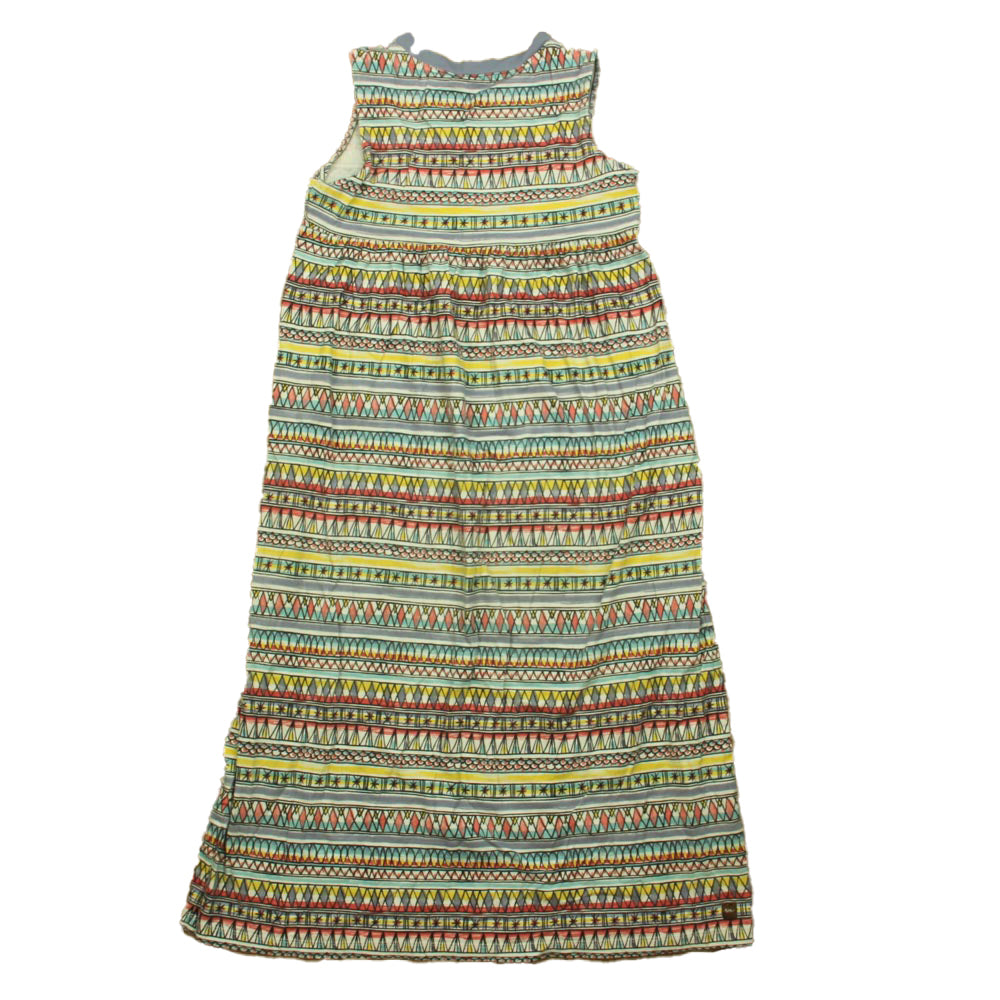 Tea Collection Girls Blue | Yellow | Pink Dress Size: 8 Years Blue | Yellow | Pink