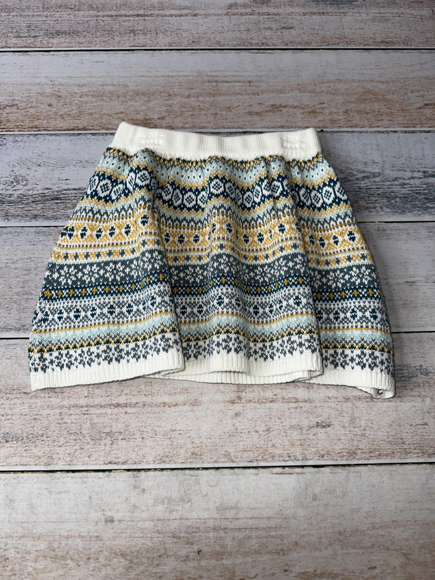 Isaac Mizrahi Girls Blue | Yellow | White Skirt Size: 2T Blue | Yellow | White