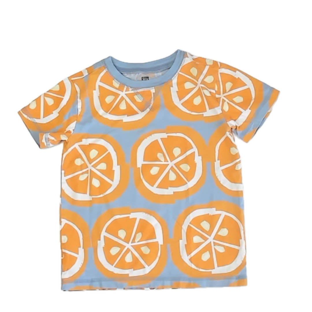 Tea Collection Boys Blue | Yellow T-Shirt Size: 5T Blue | Yellow