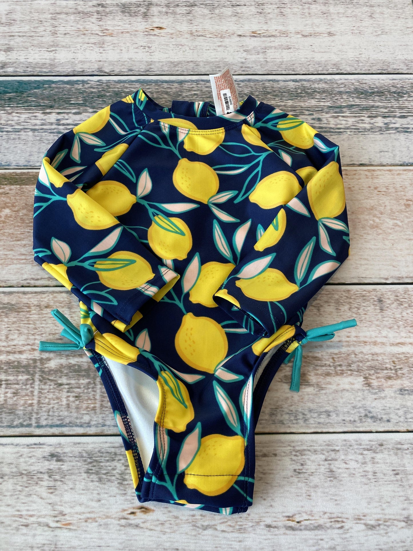 Cat & Jack Girls Blue | Yellow Swimwear Size: 12 months Blue | Yellow