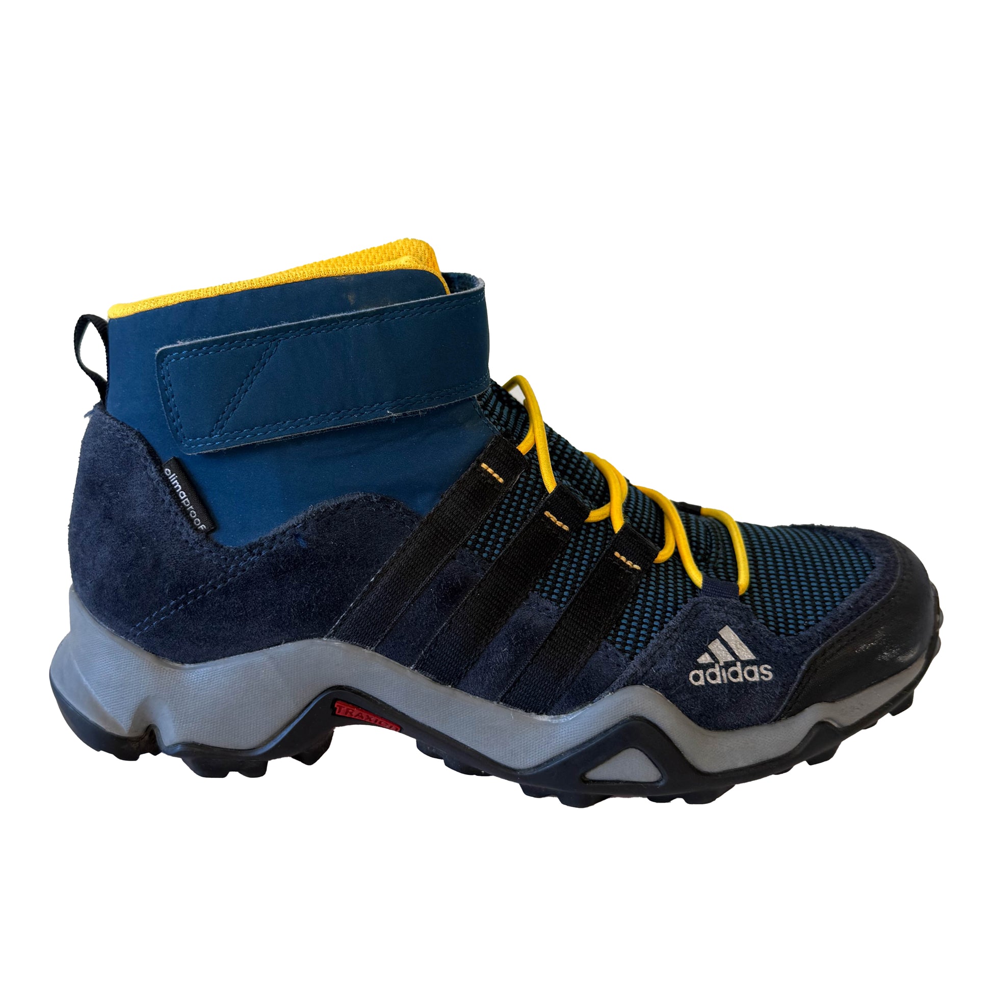 Adidas Boys Blue | Yellow Sneakers Size: 4 Youth Blue | Yellow