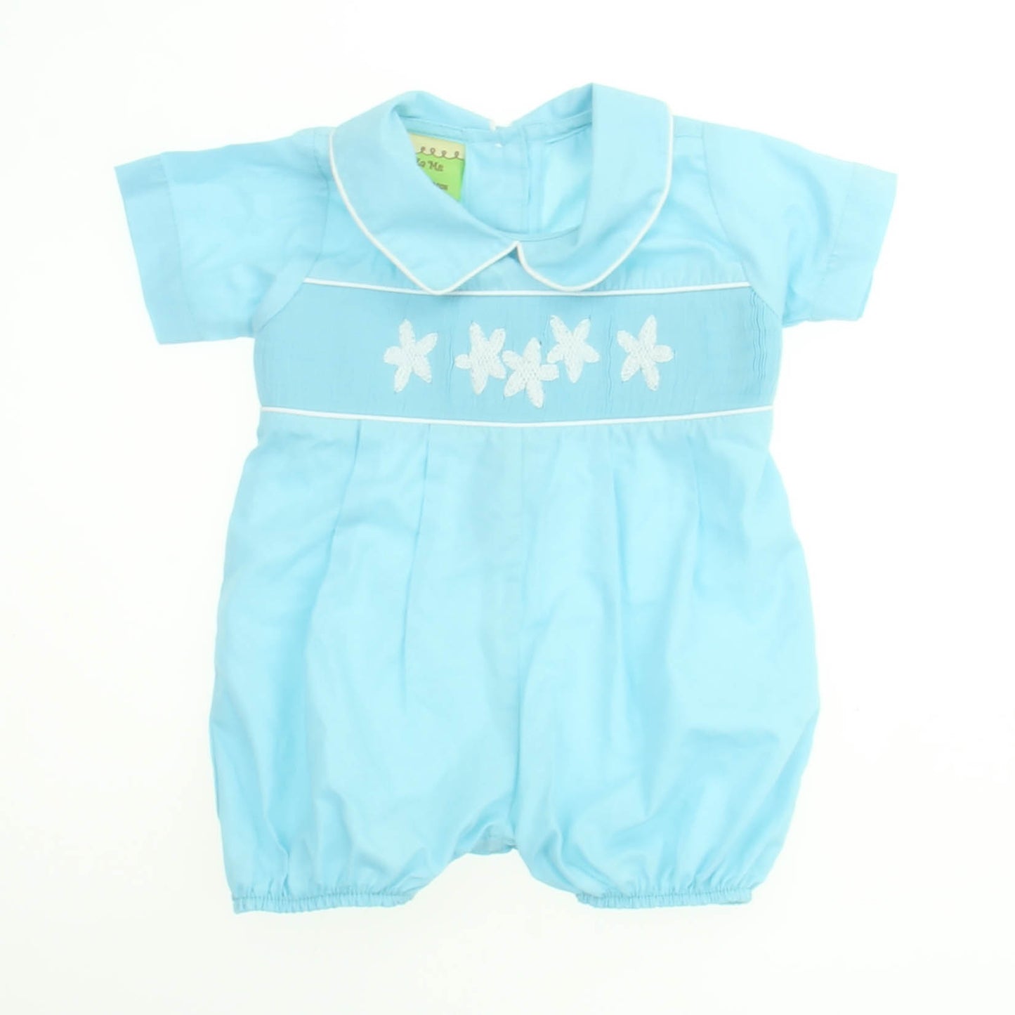 Le'Za Me Boys Blue Romper Size: 6 Months Blue