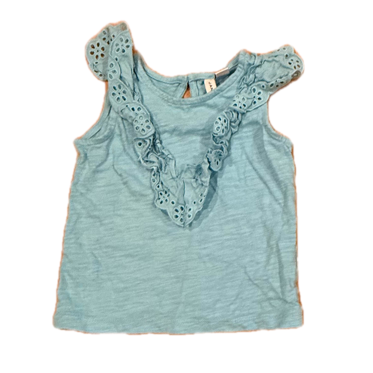 Janie and Jack Girls Blue Tank Top Size: 3T Blue