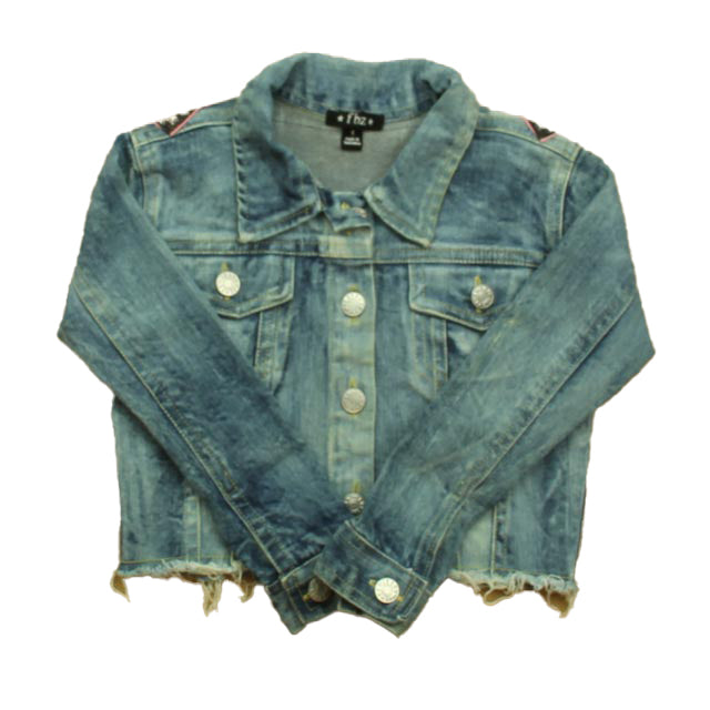 fbz Girls Blue Jacket Size: 4T Blue