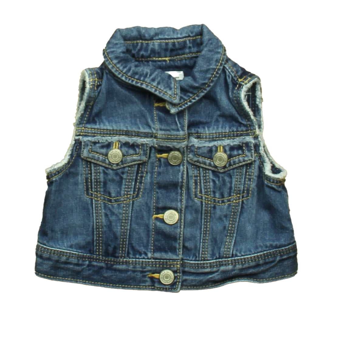 Gap Girls Blue Vest Size: 12-18 Months Blue
