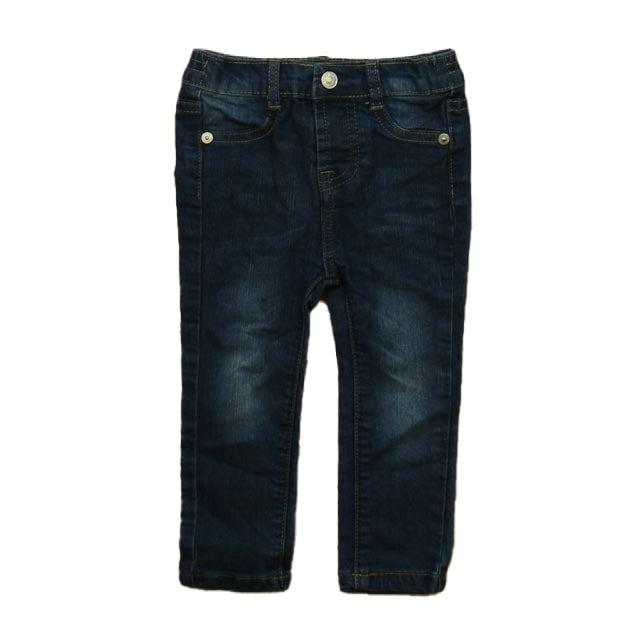 7 for all Mankind Girls Blue Jeans Size: 18 Months Blue