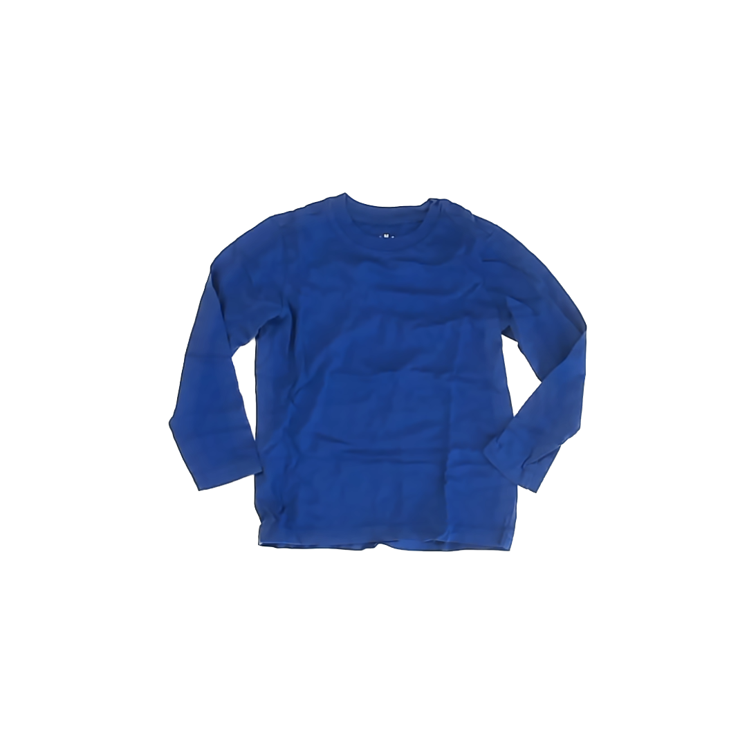 Primary Boys Blue Long Sleeve T-Shirt Size: 3T Blue