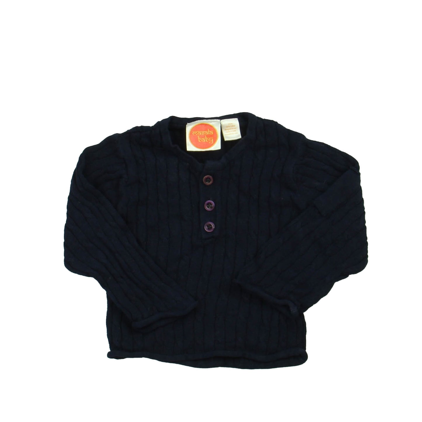 Masala Baby Boys Blue Sweater Size: 3-6 Months Blue