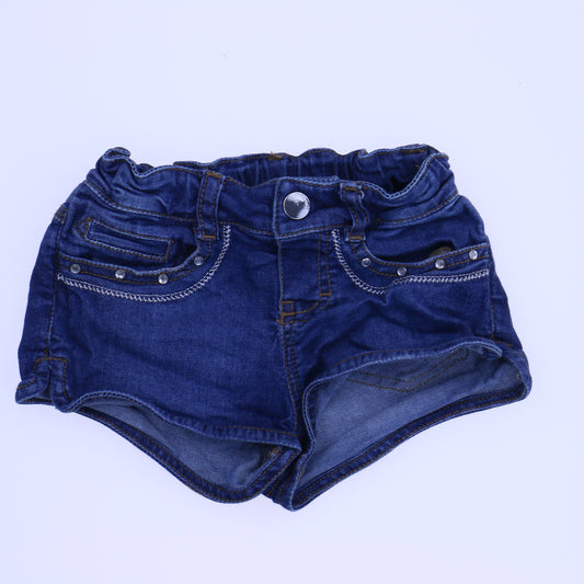 Mayoral Girls Blue Jean Shorts Size: 6 Months Blue