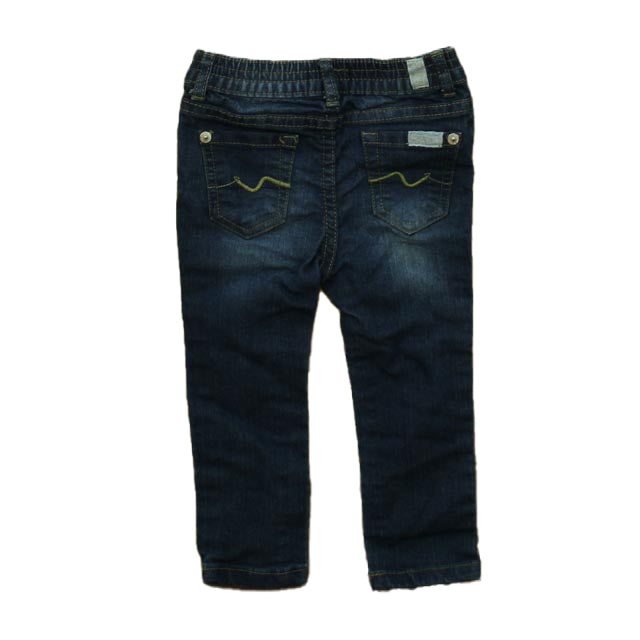 7 for all Mankind Girls Blue Jeans Size: 18 Months Blue
