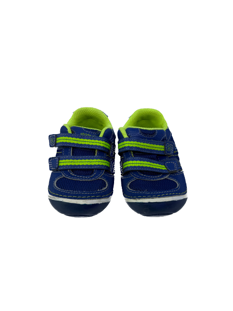 Stride Rite Boys Blue Sneakers Size: Infant 3.5W Blue