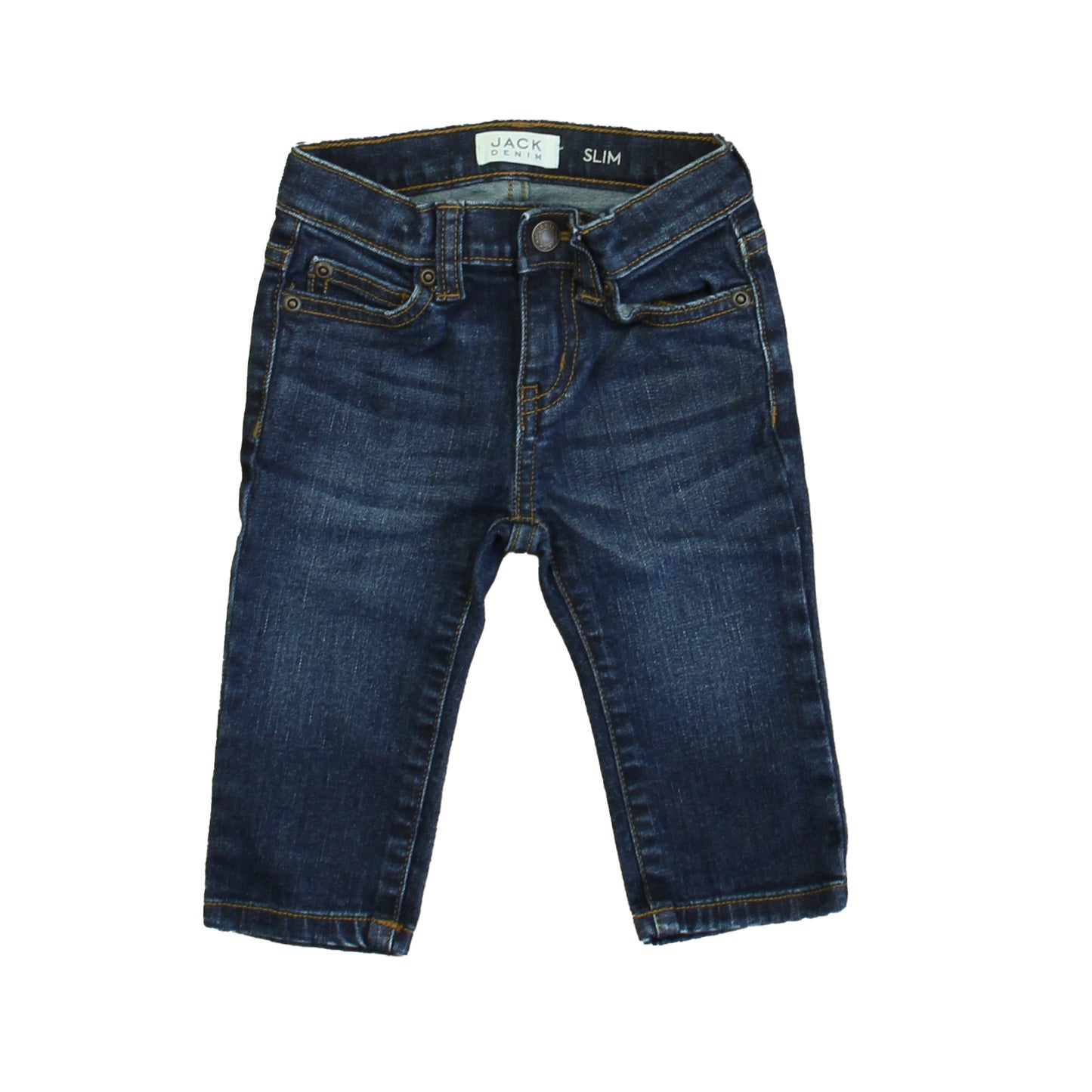 Janie and Jack Boys Blue Jeans Size: 6-12 Months Blue