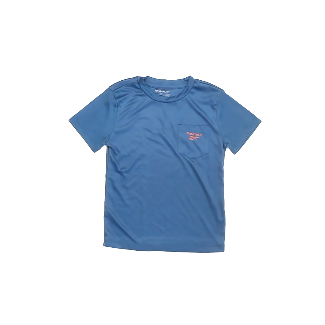 Reebok Boys Blue Athletic Top Size: 6 Years Blue