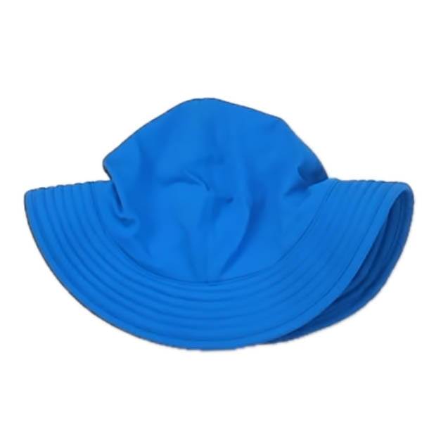 Hanna Andersson Boys Blue Sun Hat Size: 2-4T Blue