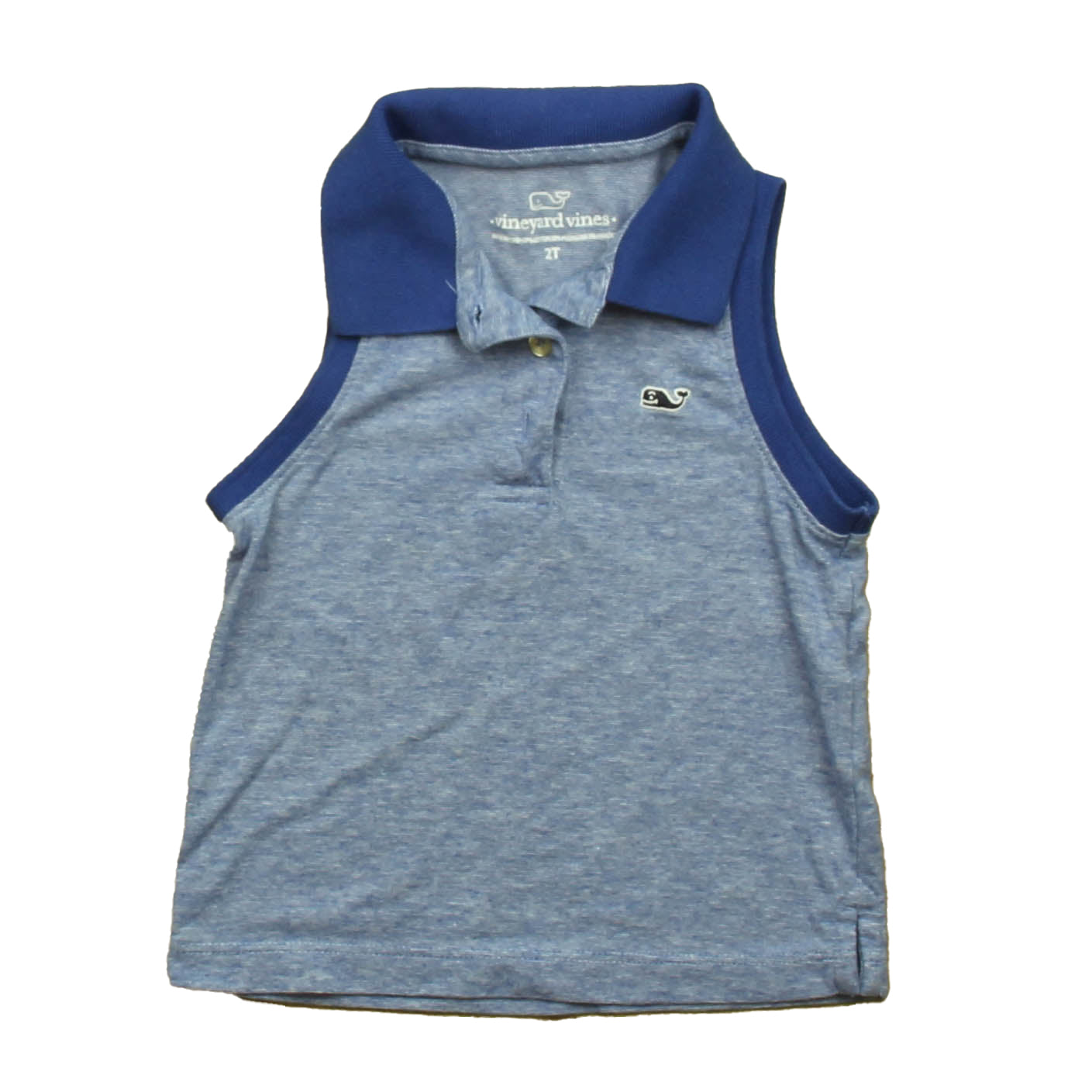 Vineyard Vines Girls Blue Polo Shirt Size: 2T Blue