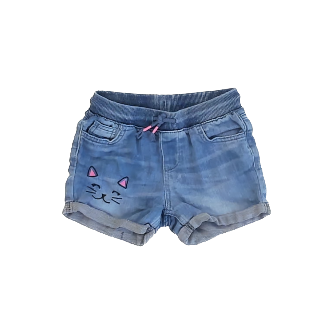 Cat & Jack Girls Blue Shorts Size: 6 Years Blue