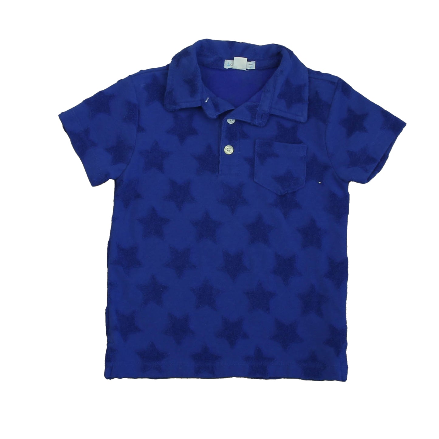 Crewcuts Boys Blue Polo Shirt Size: 2T Blue