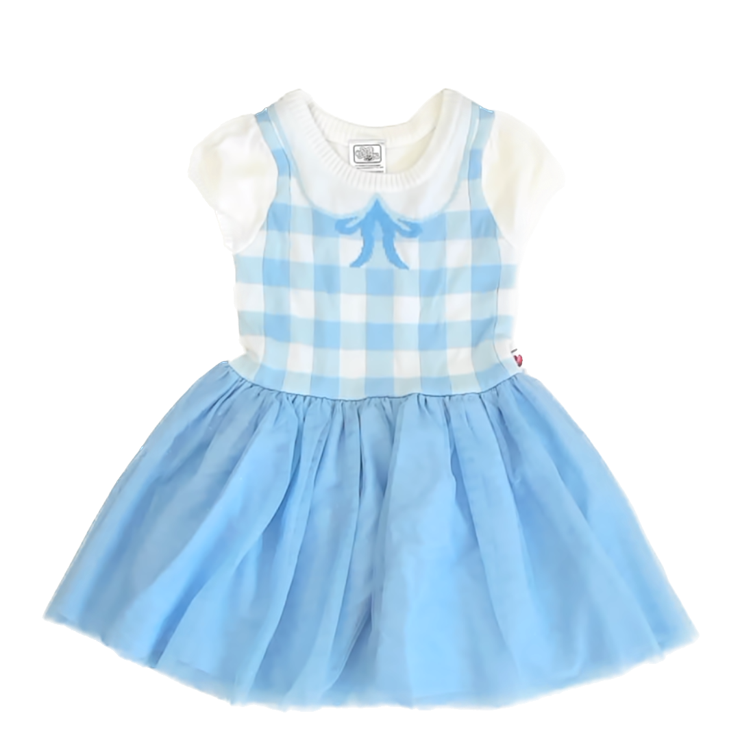 Wizard of Oz "Dorothy" Girls Blue Dress Size: 4T Blue